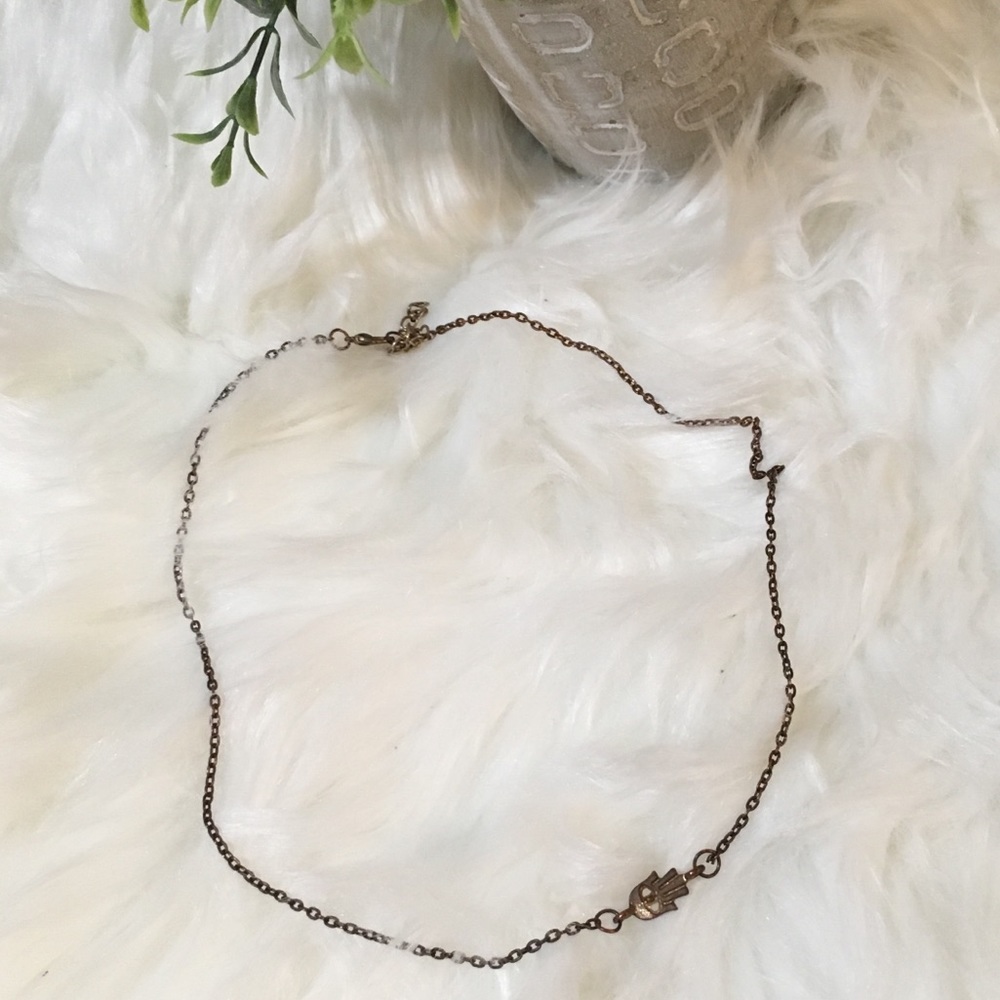 Petite Hamsa Necklace